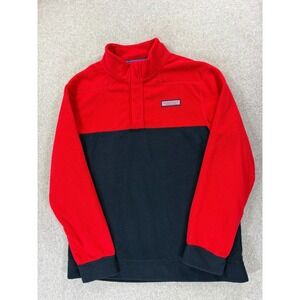 Vineyard Vines1/4 Snap Midweight Fleece 2 Tone Fleece Pullover (Men's‎ Large)